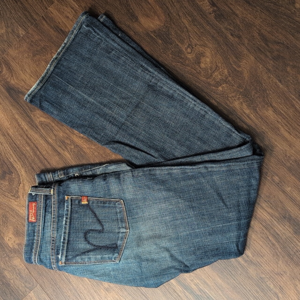 Citizens Of Humanity Dark Blue Boot Cut Jeans